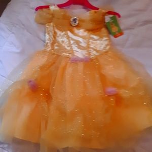 Disney belle princess dress/costume sz 3t/4t